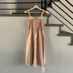 Forever 21 blush midi dress